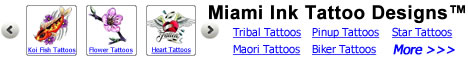 Miami Ink Tattoo Designs